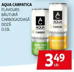 Aqua carpatica flavours băutură carbogazoasă doză