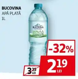 Auchan Bucovina apă plată Ofertă