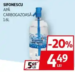 Auchan Sifonescu apă carbogazoasă Ofertă