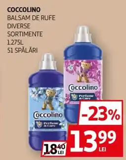 Auchan Coccolino balsam de rufe Ofertă