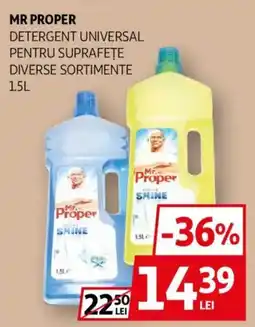 Auchan Mr proper detergent universal pentru suprafeţe Ofertă