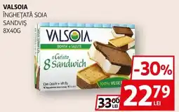 Auchan Valsoia înghețată soia sandviş Ofertă