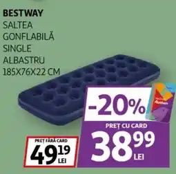 Auchan Bestway saltea gonflabilă single albastru Ofertă