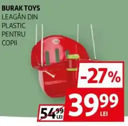 Auchan Burak toys leagăn din plastic pentru copii Ofertă