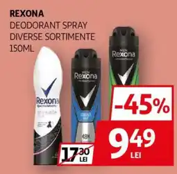 Auchan Rexona deodorant spray Ofertă
