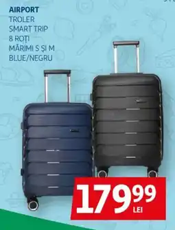Auchan Airport troler smart trip Ofertă