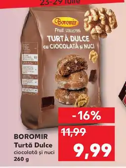 Kaufland BOROMIR Turtă Dulce ciocolată şi nuci Ofertă