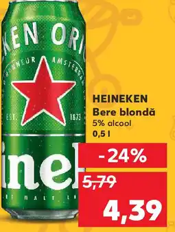 Kaufland HEINEKEN Bere blondă Ofertă