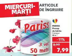 Kaufland PARISS Prosop de hârtie Ofertă