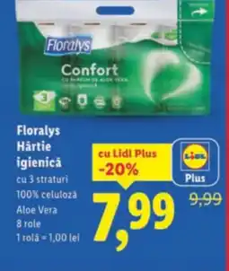 Lidl Floralys Hårtie igienică Ofertă