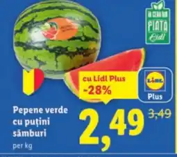 Lidl Pepene verde cu puţini sâmburi Ofertă