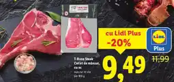 Lidl T-Bone Steak Cotlet de mânzat, cu os Ofertă