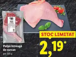 Lidl Pulpă întreagă de curcan Ofertă