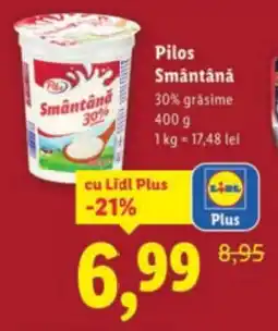 Lidl PILOS Smântână Ofertă