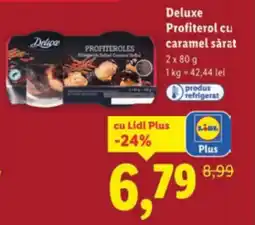 Lidl Deluxe Profiterol cu caramel sǎrat Ofertă