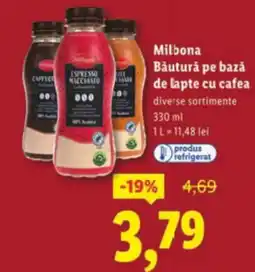 Lidl Milbona Băutură pe bază de lapte cu cafea Ofertă
