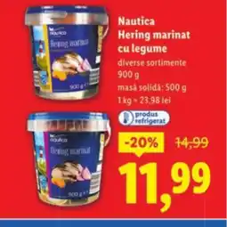 Lidl Nautica Hering marinat cu legume Ofertă