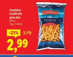 Lidl Combino Fusilli din grâu dur Ofertă