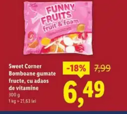 Lidl Sweet Corner Bomboane gumate fructe, cu adaos de vitamine Ofertă