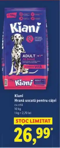 Lidl Kiani Hrană uscată pentru căței Ofertă