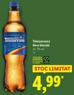 Lidl Timişoreana Bere blonda Ofertă