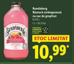 Lidl Bundaberg Băutură carbogazoasă cu suc de grepfrut Ofertă