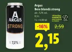 Lidl Argus Bere blondǎ strong Ofertă