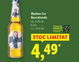Lidl Mythos Ice Bere blondǎ Ofertă
