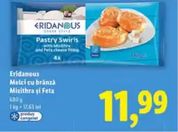 Lidl Eridanous Melci cu brânzá Mizithra şi Feta Ofertă