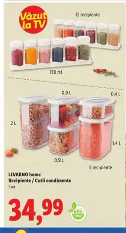 Lidl LIVARNO HOME Recipiente / Cutii condimente Ofertă