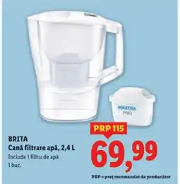 Lidl BRITA Canǎ filtrare apă Ofertă