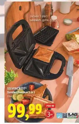 Lidl SILVERCREST Sandwichmaker 3 in 1 Ofertă