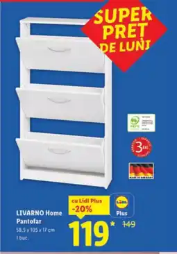 Lidl LIVARNO HOME Pantofar Ofertă