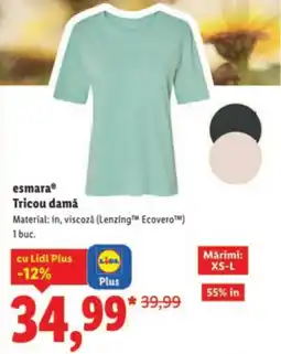 Lidl Esmara® Tricou damă Ofertă