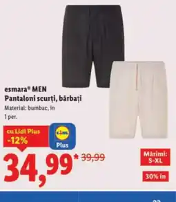 Lidl Esmara® Men Pantaloni scurţi, bărbați Ofertă