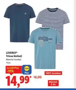 Lidl LIVERGYⓇ Tricou bărbați Ofertă