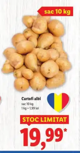 Lidl Cartofi albi Ofertă