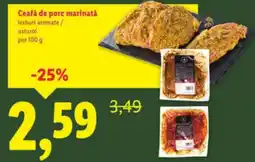 Lidl Ceafă de porc marinată Ofertă