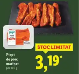 Lidl Piept de porc marinat Ofertă
