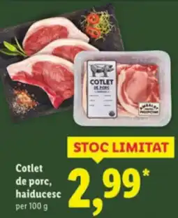 Lidl Cotlet de porc, haiducesc Ofertă