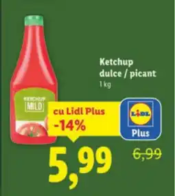 Lidl Ketchup dulce/picant Ofertă