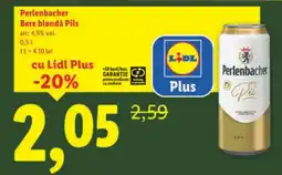Lidl Perlenbacher Bere blondǎ Pils Ofertă