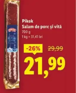 Lidl PIKOK Salam de porc şi vitǎ Ofertă