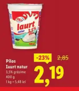 Lidl PILOS iaurt natur Ofertă