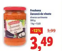 Lidl Freshona Zacuscǎ de vinete Ofertă