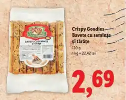 Lidl Crispy Goodies Bavete cu semințe şi tărâţe Ofertă