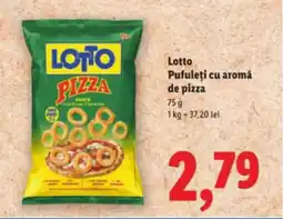 Lidl Lotto Pufuleți cu aromă de pizza Ofertă