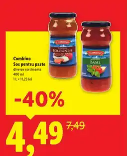 Lidl COMBINO Sos pentru paste Ofertă