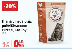 Hrană umedă pisici pui/vitǎ/somon/ curcan, Cat Joy
