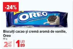 Biscuiți cacao şi cremă aromă de vanilie, Oreo